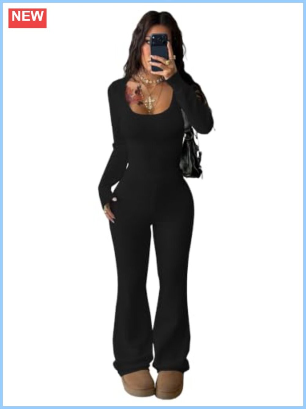 Women's Soft Knit Sweater & Wide Leg Pants Matching 2 Piece Set
